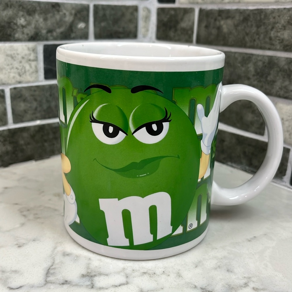 Green M&M coffee/tea mug